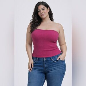 Bar III Pink Textured Knit Top Size M (NWT)